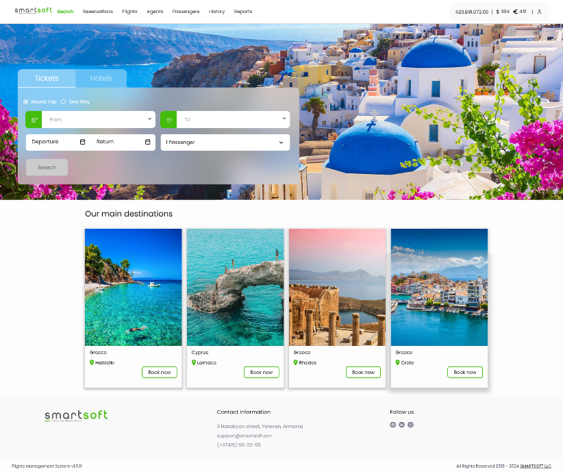 Air Tickets Distribution System