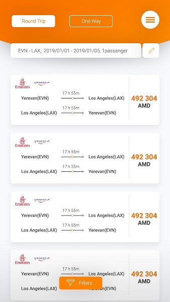 B2C Air Tickets Booking System